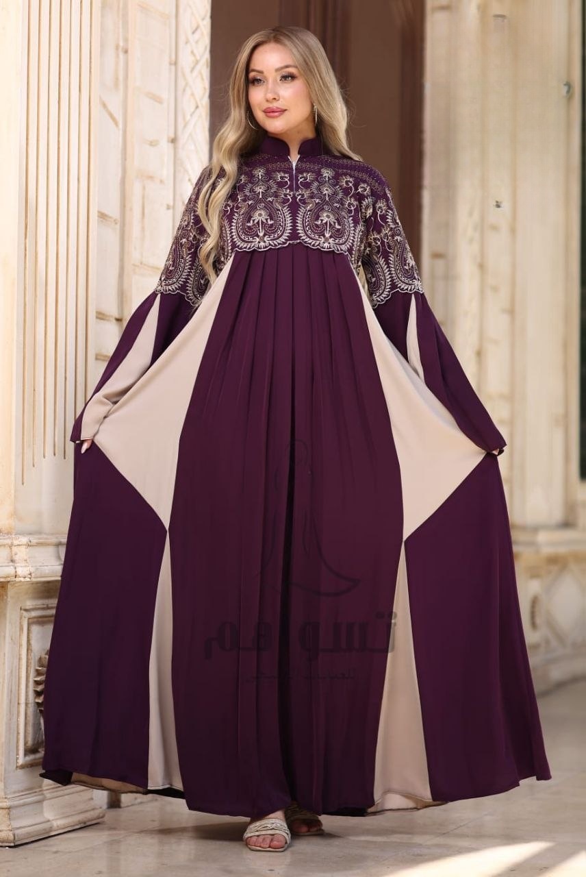 Elegant Silk Abaya