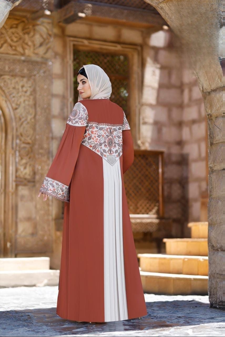 Elegant Silk Abaya