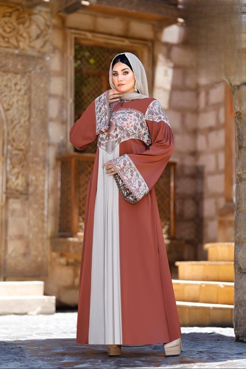 Elegant Silk Abaya - Thumbnail 2