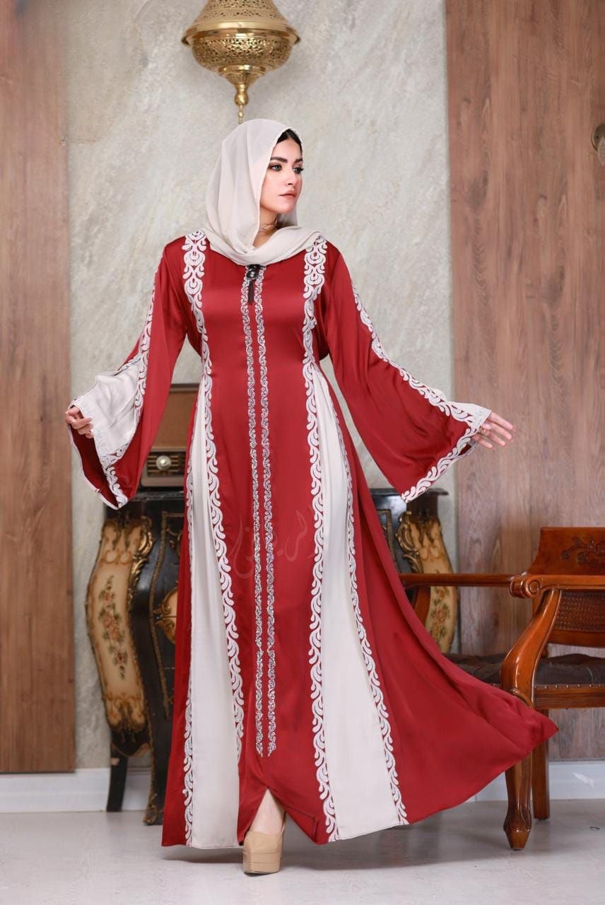Elegant Silk Abaya
