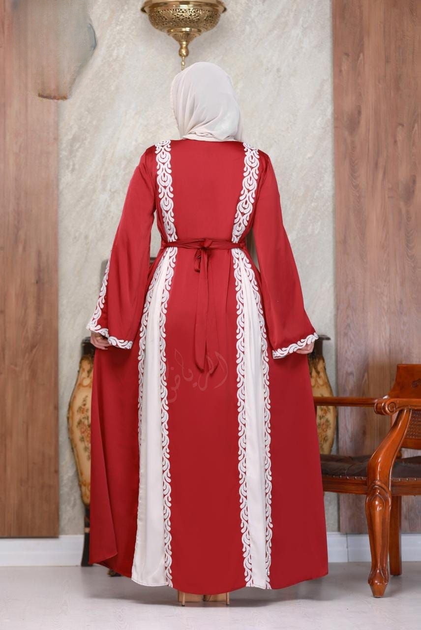 Elegant Silk Abaya - View 4