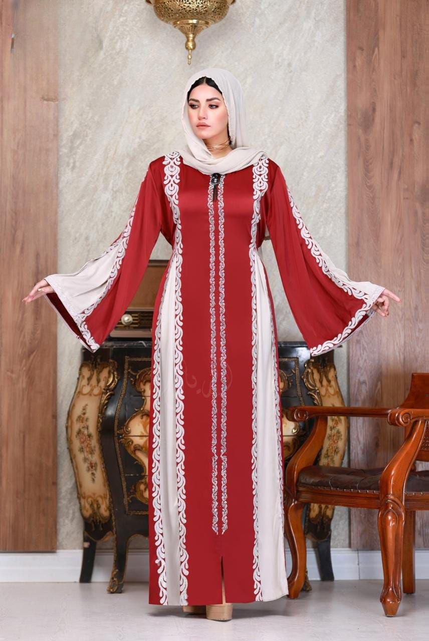 Elegant Silk Abaya - View 3