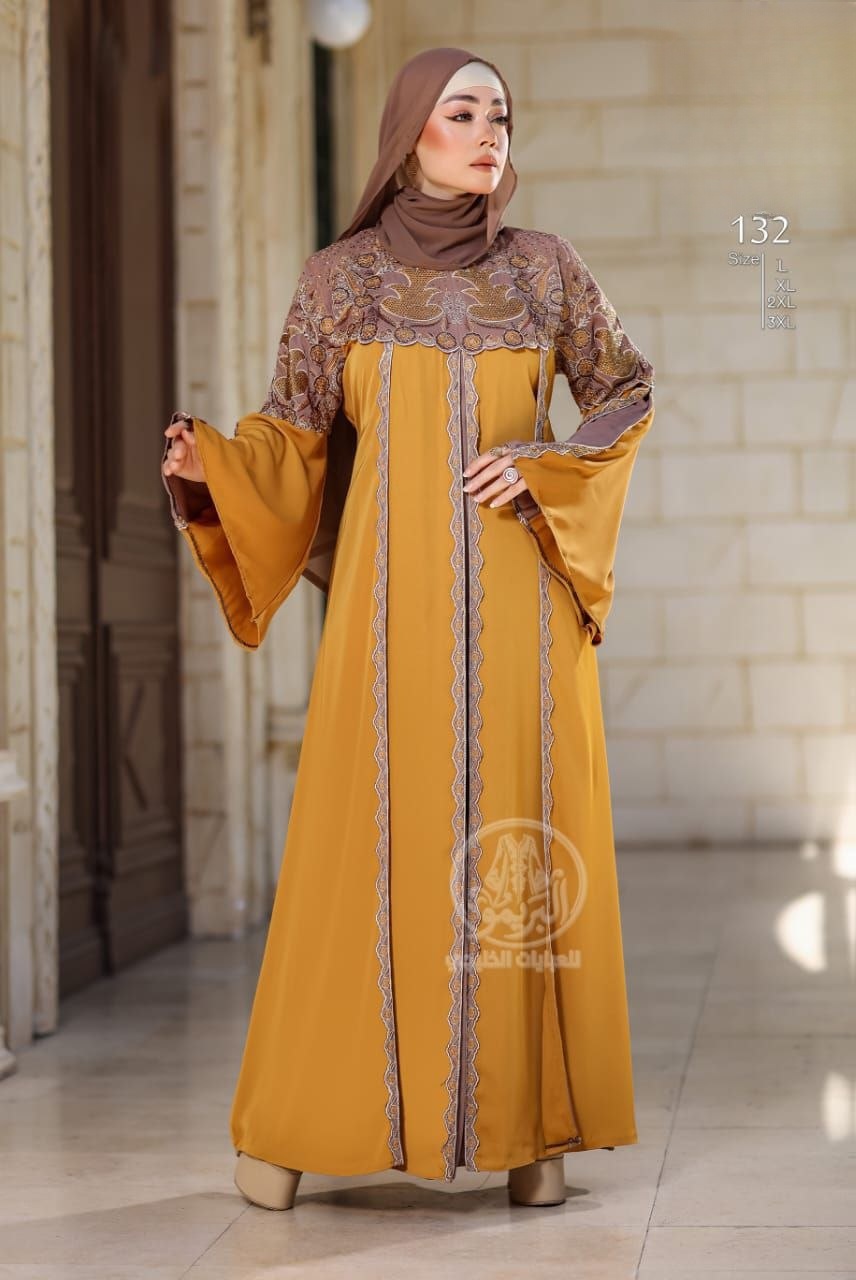 Elegant Silk Abaya