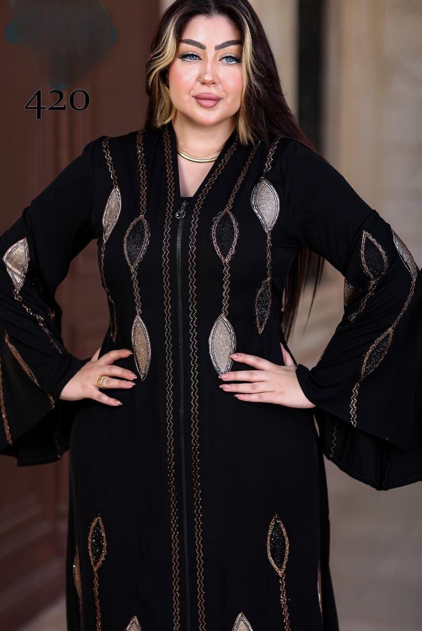 Silk Abaya - Thumbnail 5