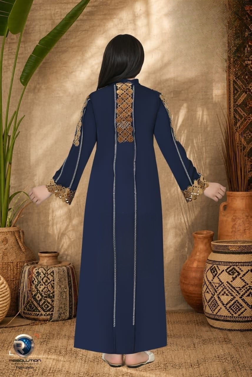Elegant Silk Abaya