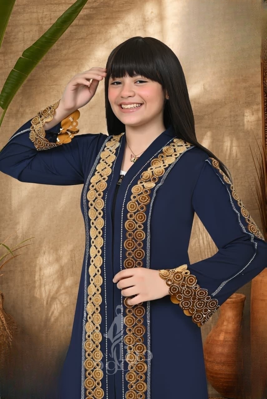 Elegant Silk Abaya - View 3