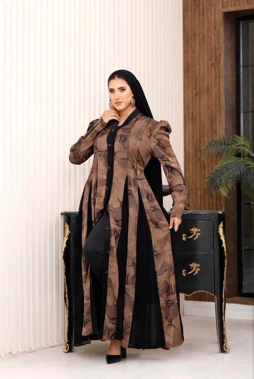 Elegant Silk Abaya