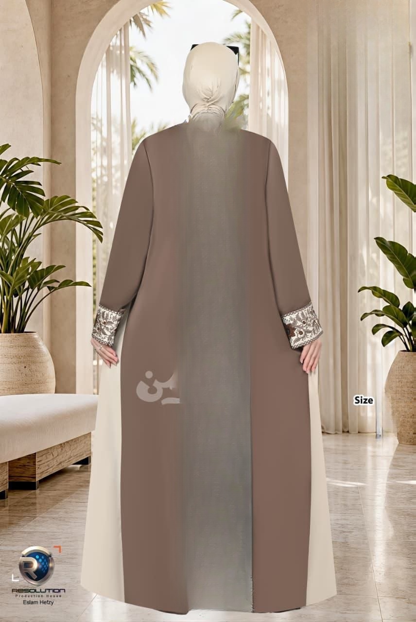 Silk Abaya - Thumbnail 3