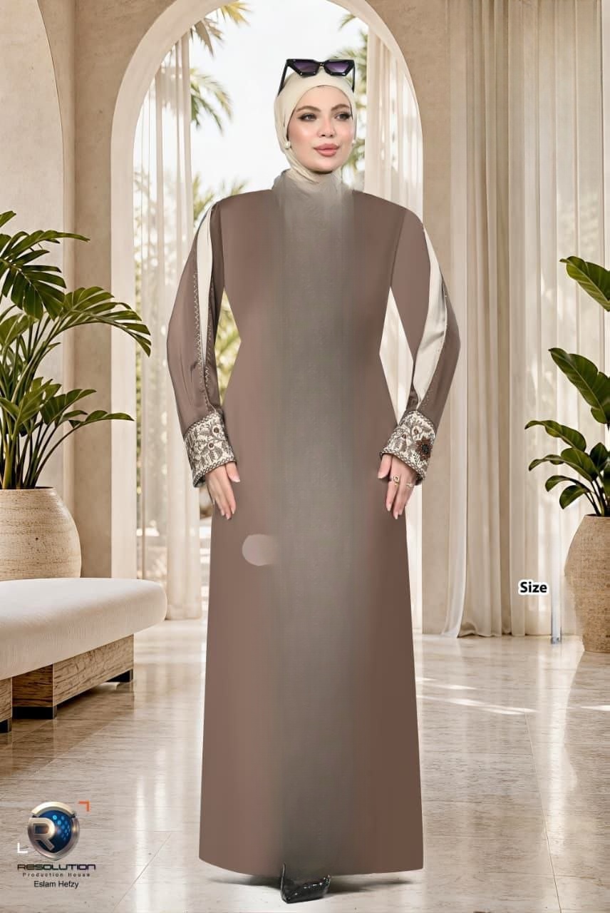 Silk Abaya - Thumbnail 5
