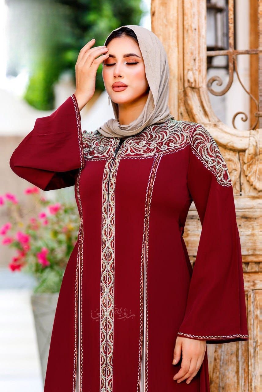 Elegant Silk Abaya