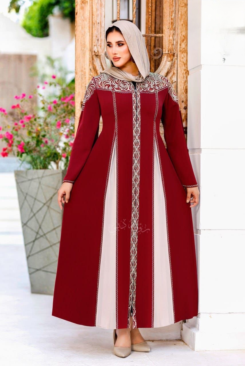 Elegant Silk Abaya - Thumbnail 2