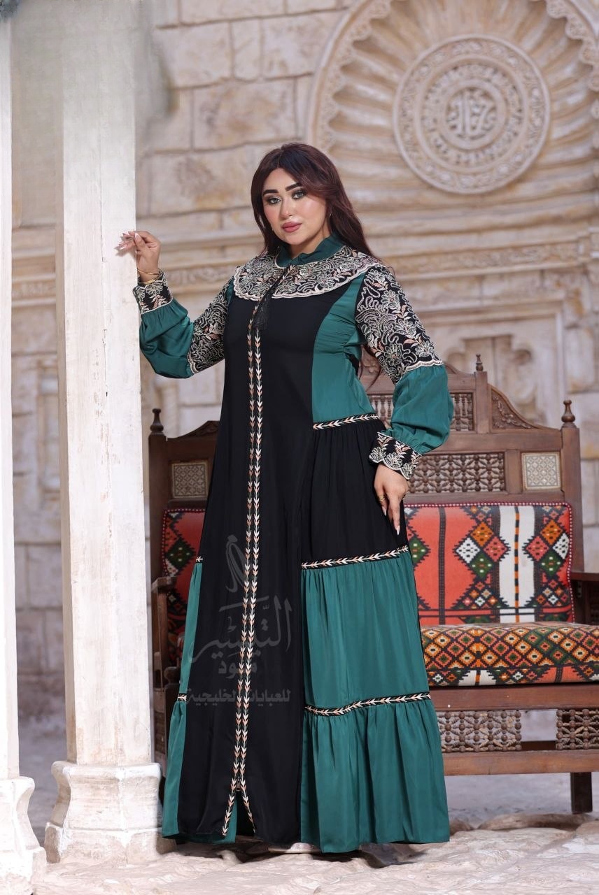 Elegant Silk Abaya