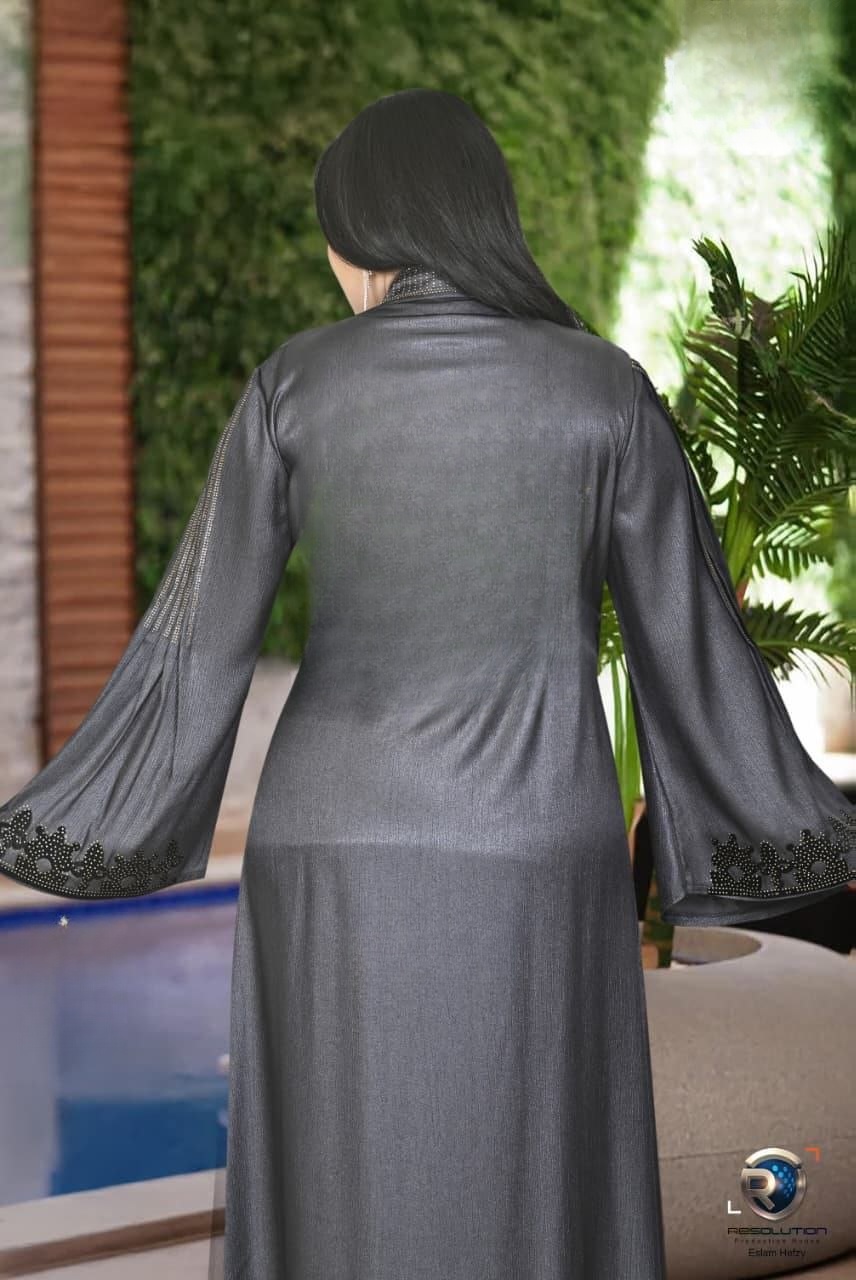 Elegant Silk Dress - Thumbnail 5