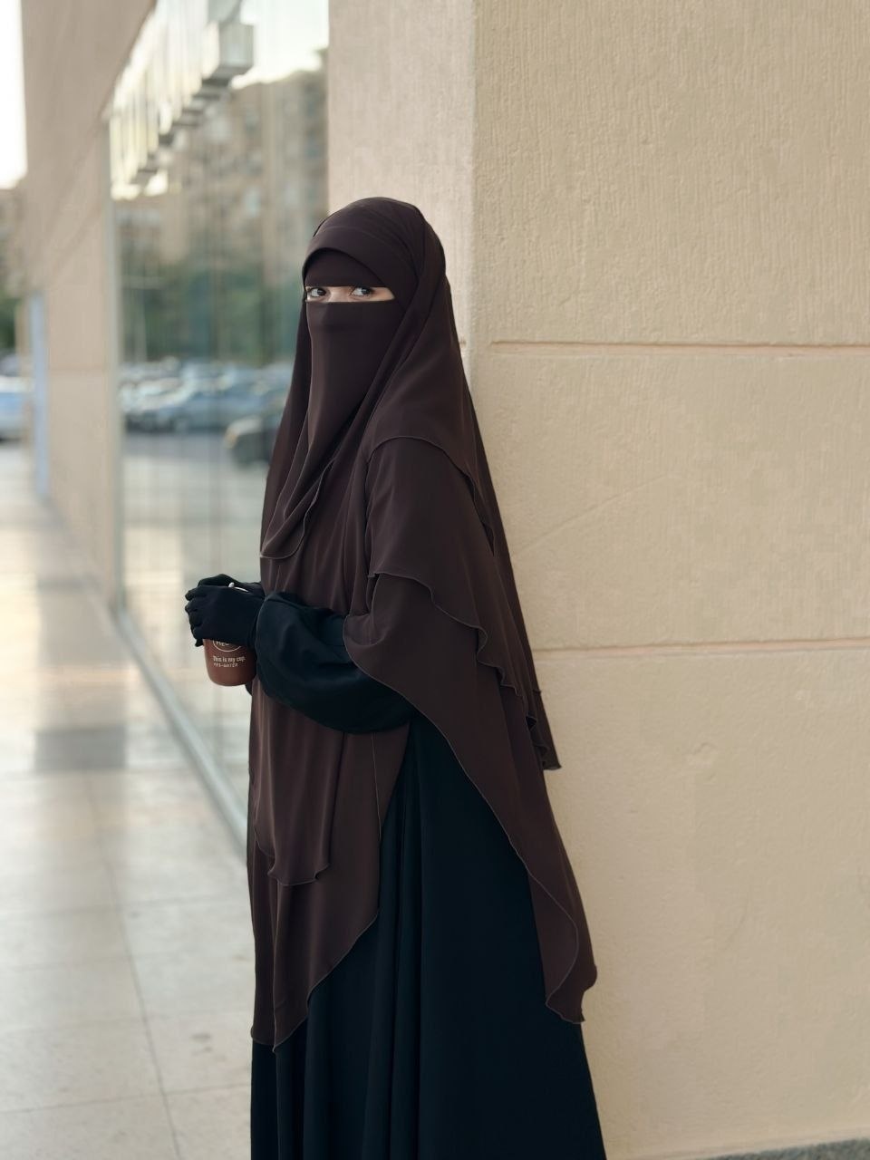 Three-Layer Khimar with Niqab
