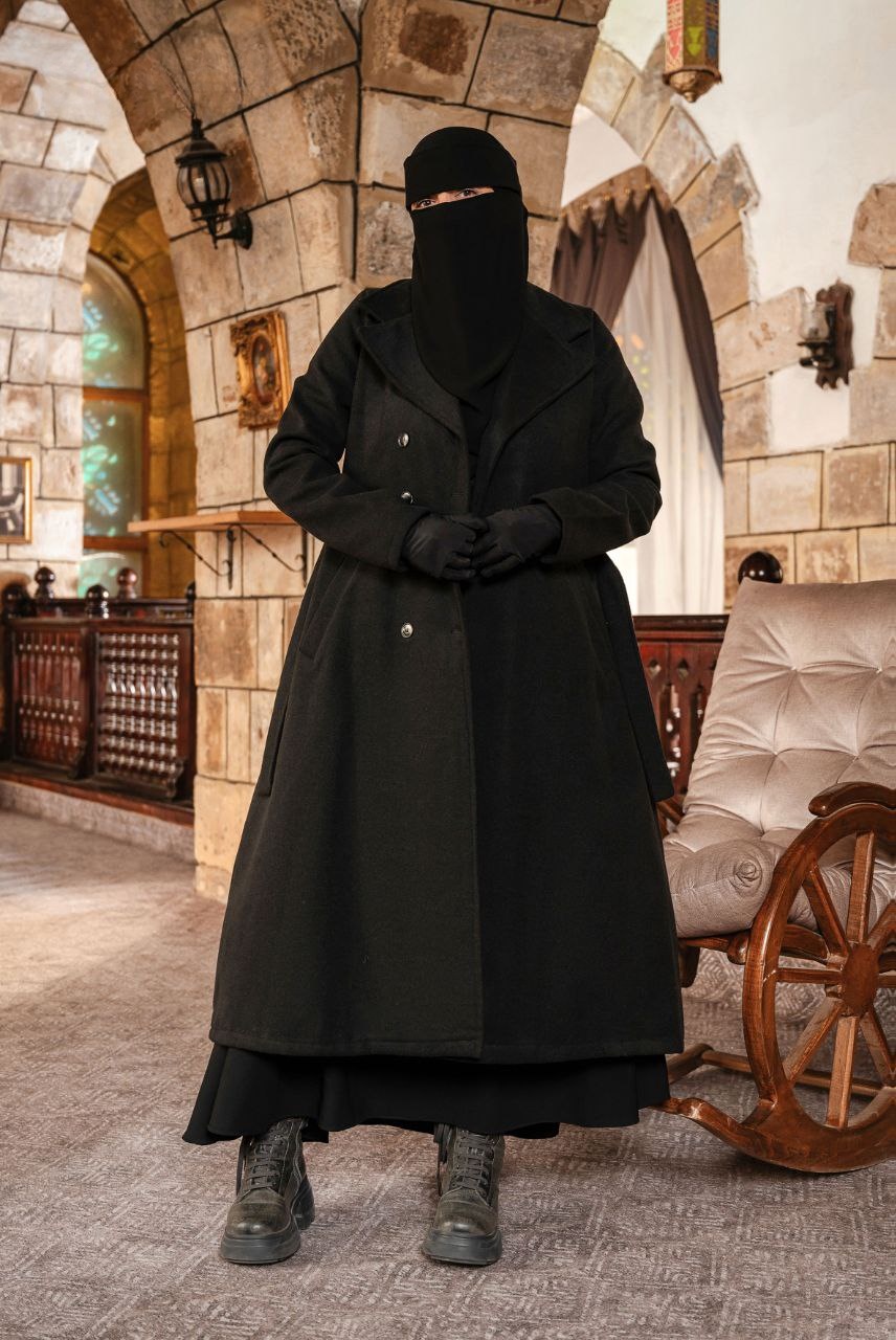 1965 Buttoned Melton Coat - Thumbnail 3