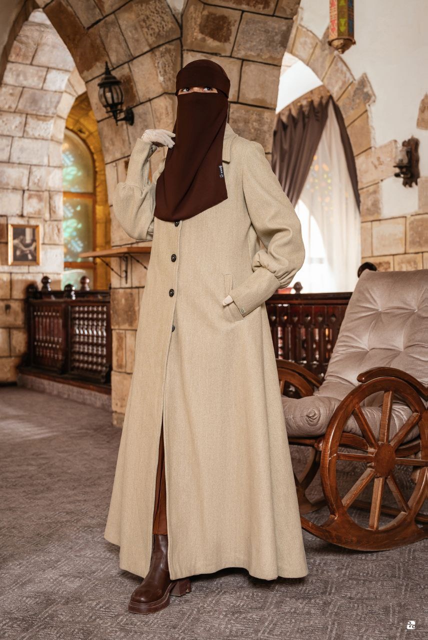 Women's Winter Wool-Felt Coat - Thumbnail 4