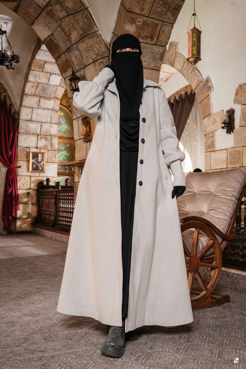 Women's Winter Wool-Felt Coat - Thumbnail 2