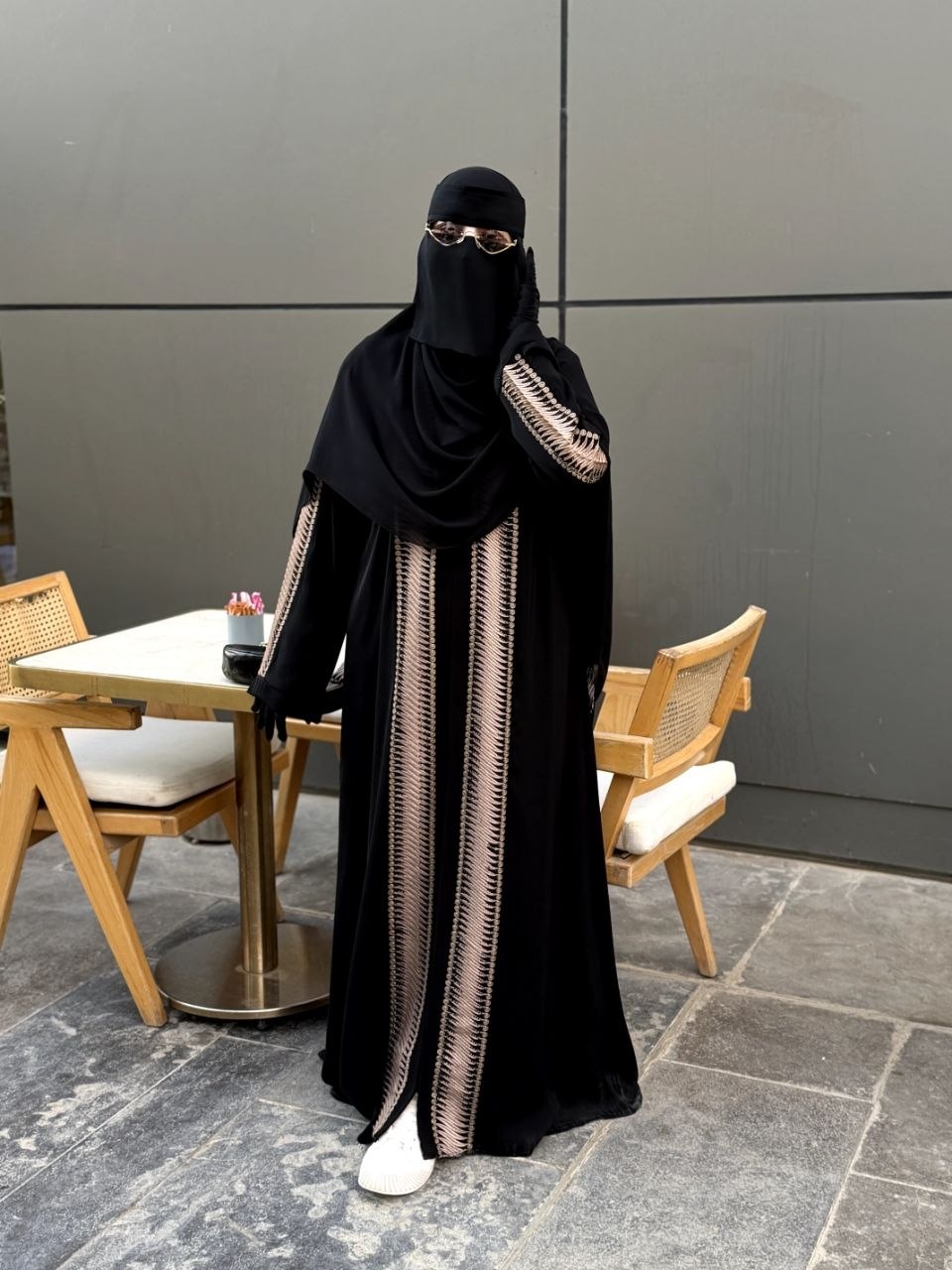 Muthoba 0500 Luxury Abaya - Thumbnail 3