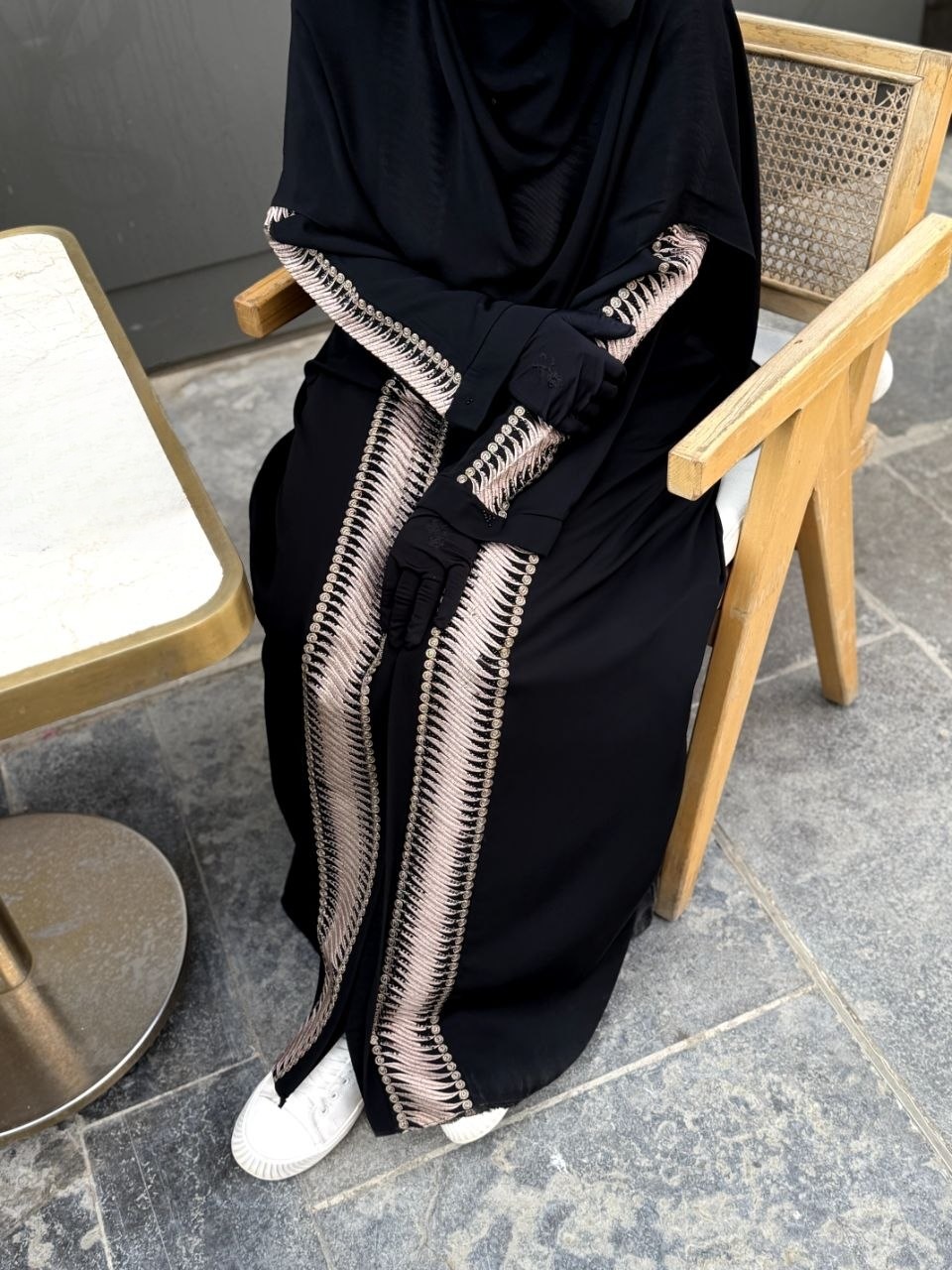 Muthoba 0500 Luxury Abaya - Thumbnail 4