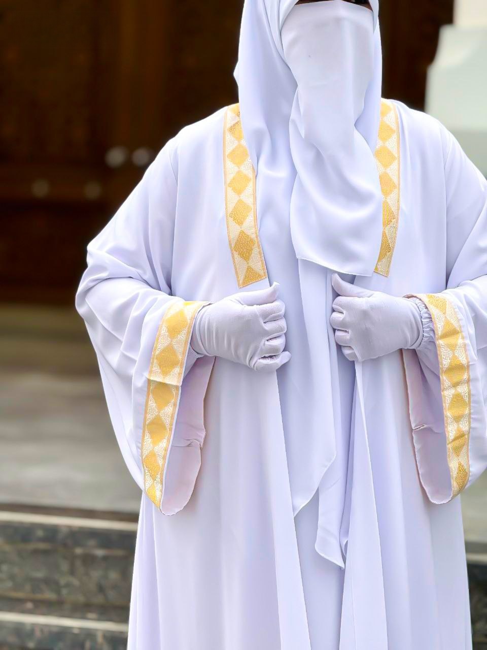 Fatima Khair Two-Piece Umrah Set - Thumbnail 4