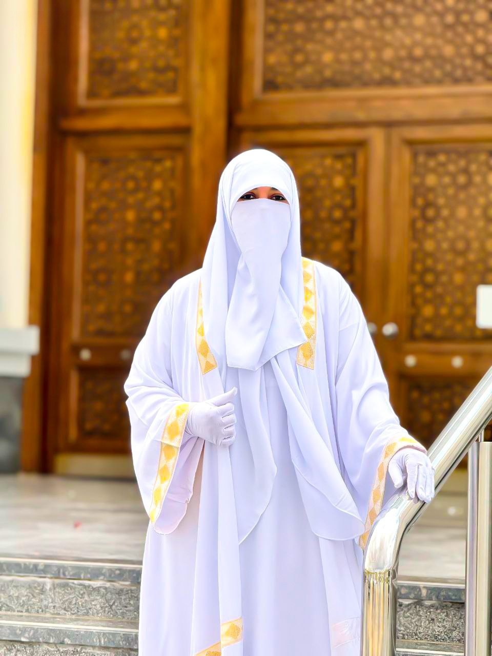 Fatima Khair Two-Piece Umrah Set - Thumbnail 3