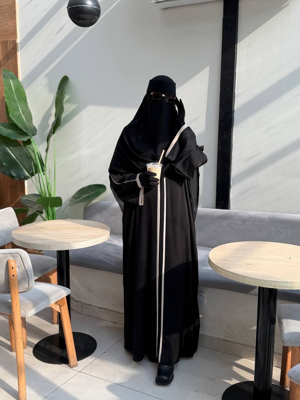 Black TikTok Abaya - Thumbnail 5