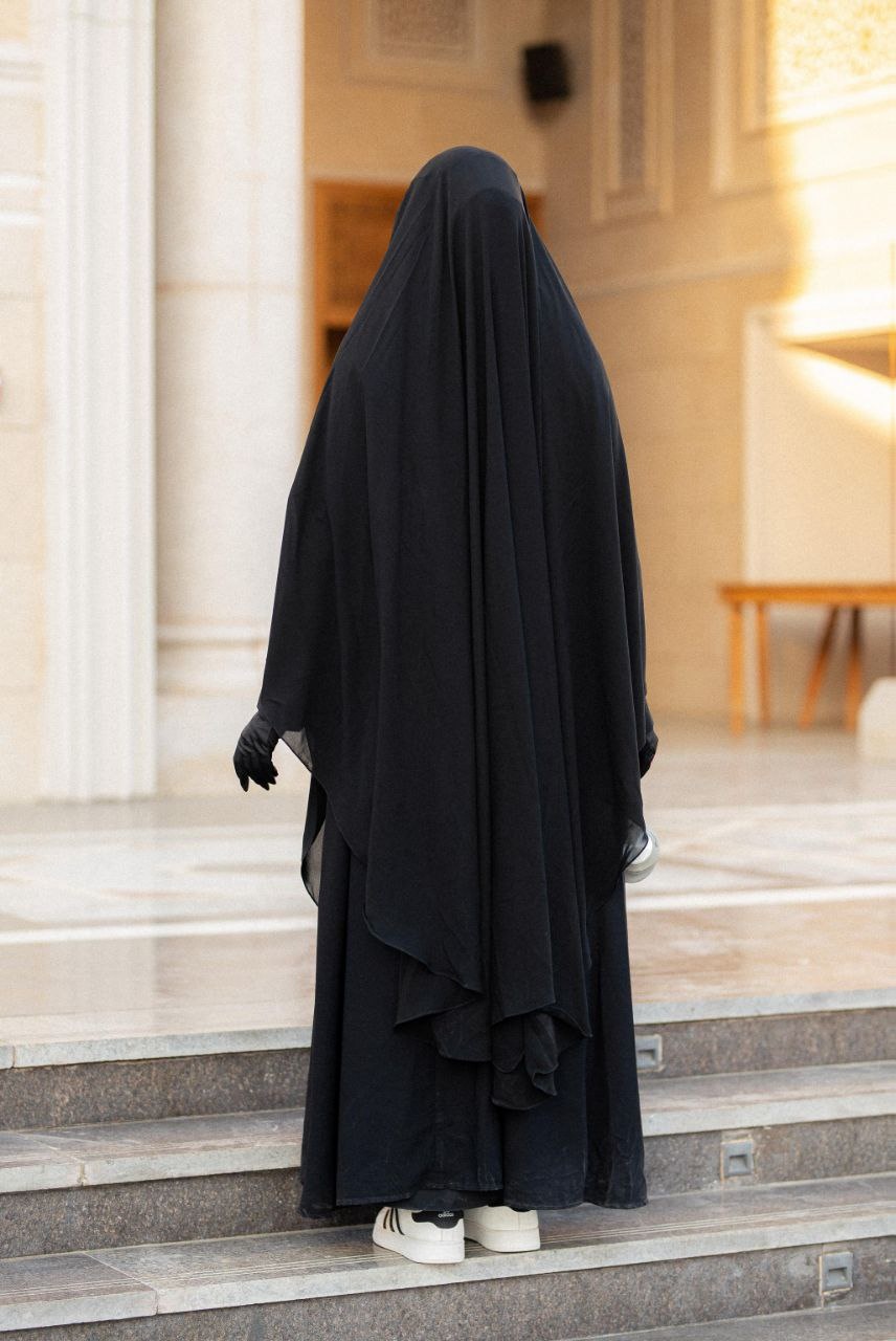 Khair Gishwa Scarf – Black 1245 - Thumbnail 3