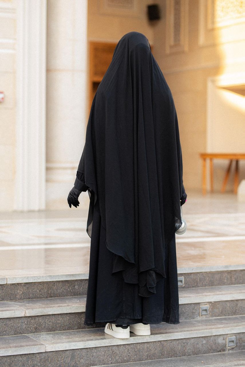 Khair Gishwa Scarf – Black 1245 - Thumbnail 2
