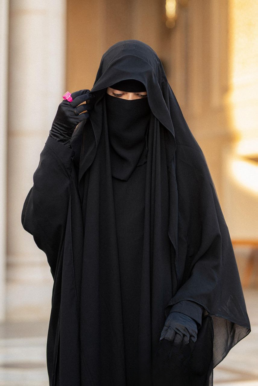 Khair Gishwa Scarf – Black 1245 - Thumbnail 4