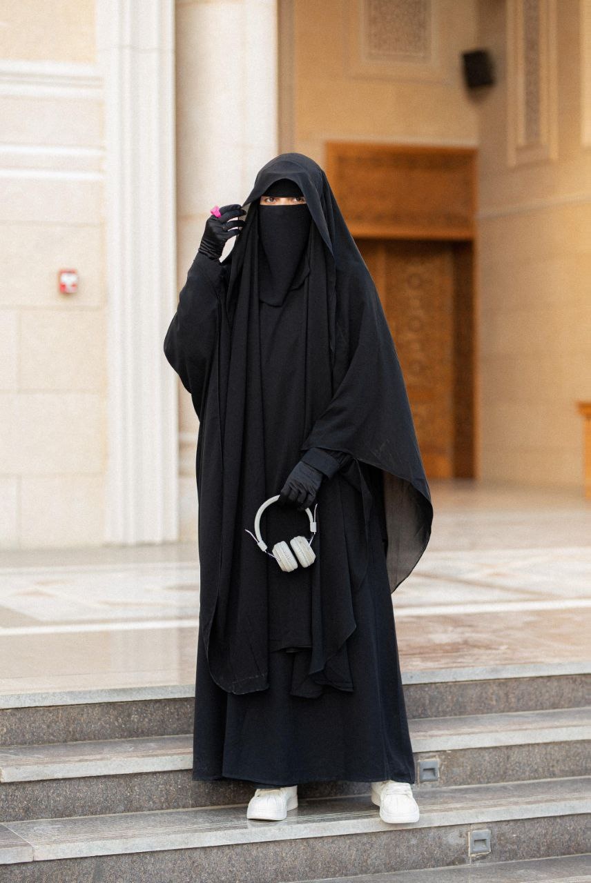 Khair Gishwa Scarf – Black 1245 - Thumbnail 5
