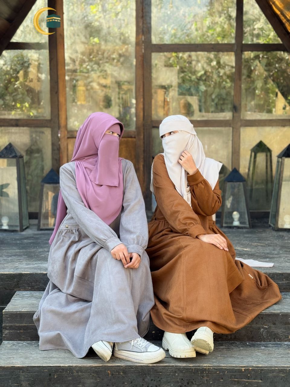 Qareer Suede Winter Abaya 102 - Thumbnail 4