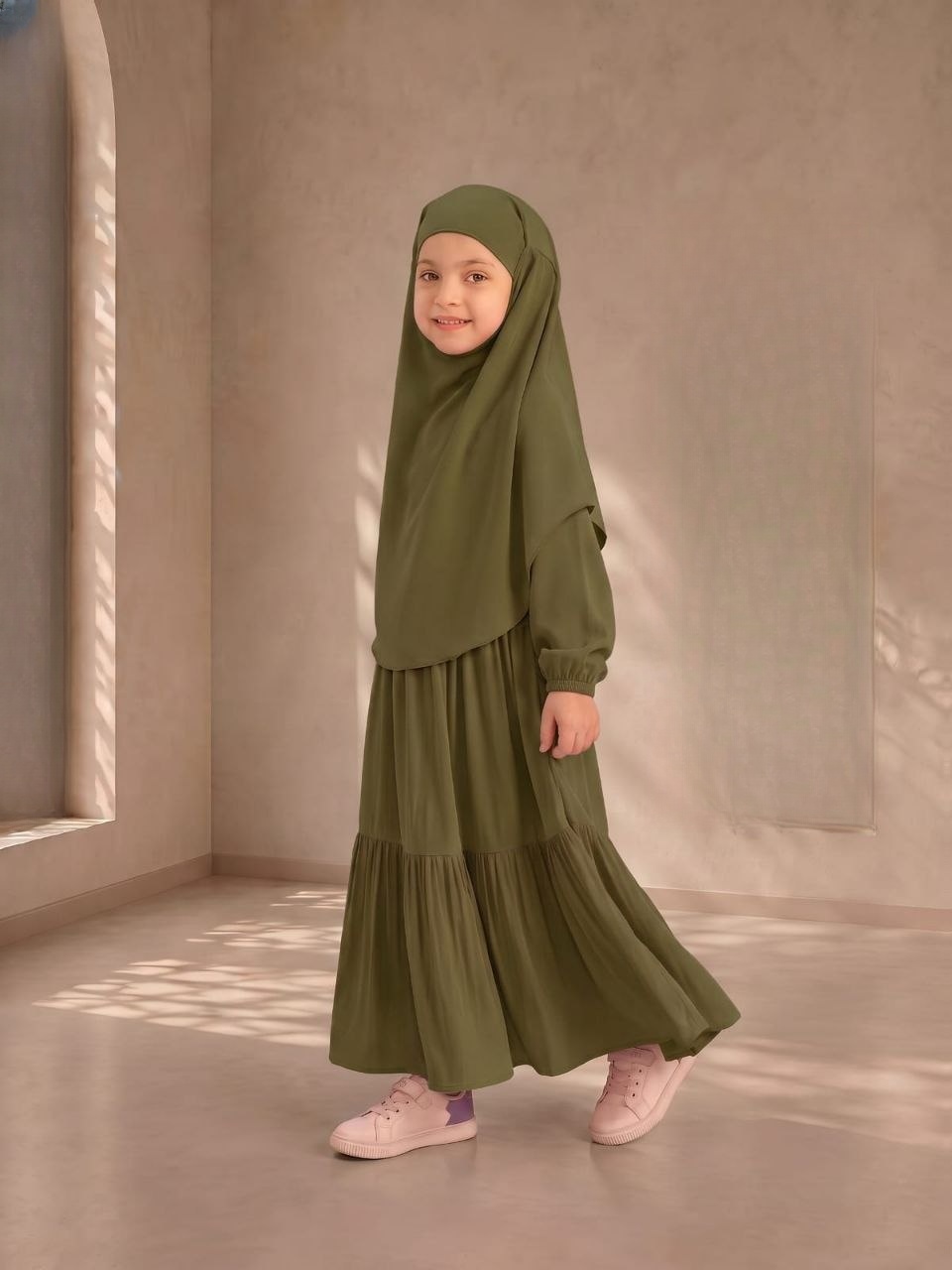 Khair Pleated Satin Isdal