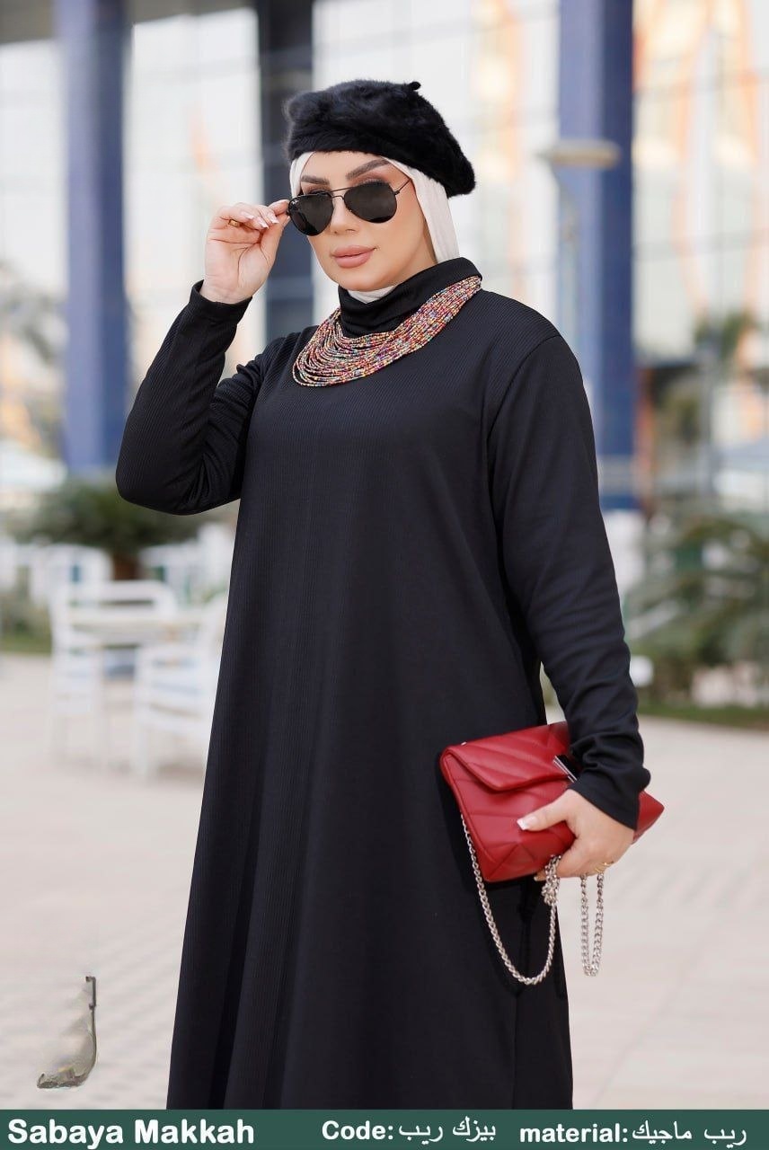 Basic Rib High-Neck Top - Thumbnail 3