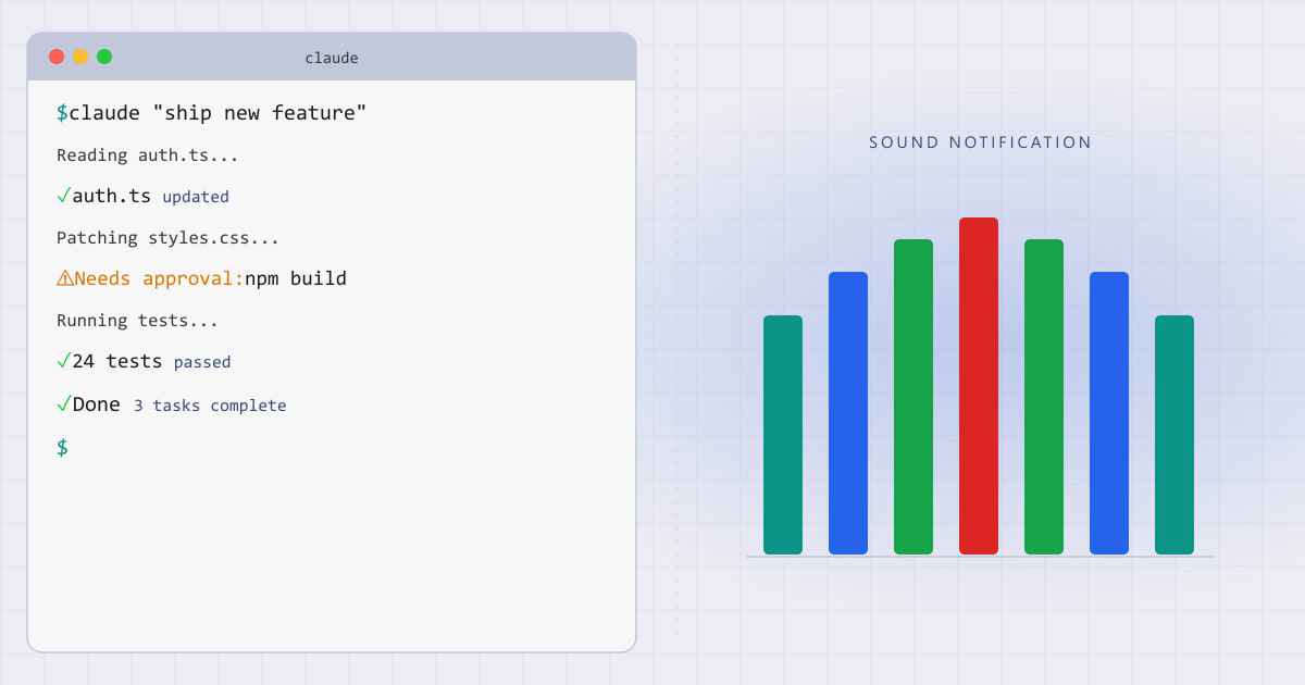 Add Notification Sounds to Claude Code on Windows and Mac