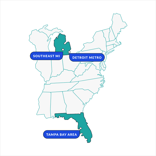 Custom map illustration