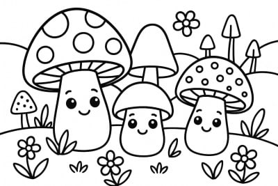 Cute Mushrooms