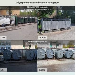 Управляющие компании Северодвинска лучше других заботятся о контейнерных площадках