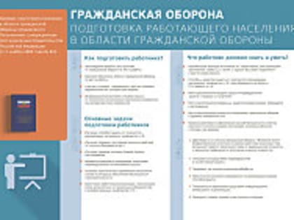 Подготовка населения в области гражданской обороны