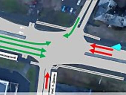 Внимание! Изменение работы светофорного объекта на пересечении пр. Ленинградский и наб. Северной Двины