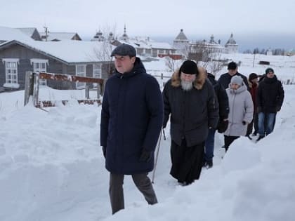 Глава Поморья совершил рабочую поездку на Соловки