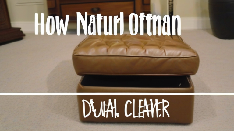 How to Make Your Own DIY Natural Ottoman Cleaner