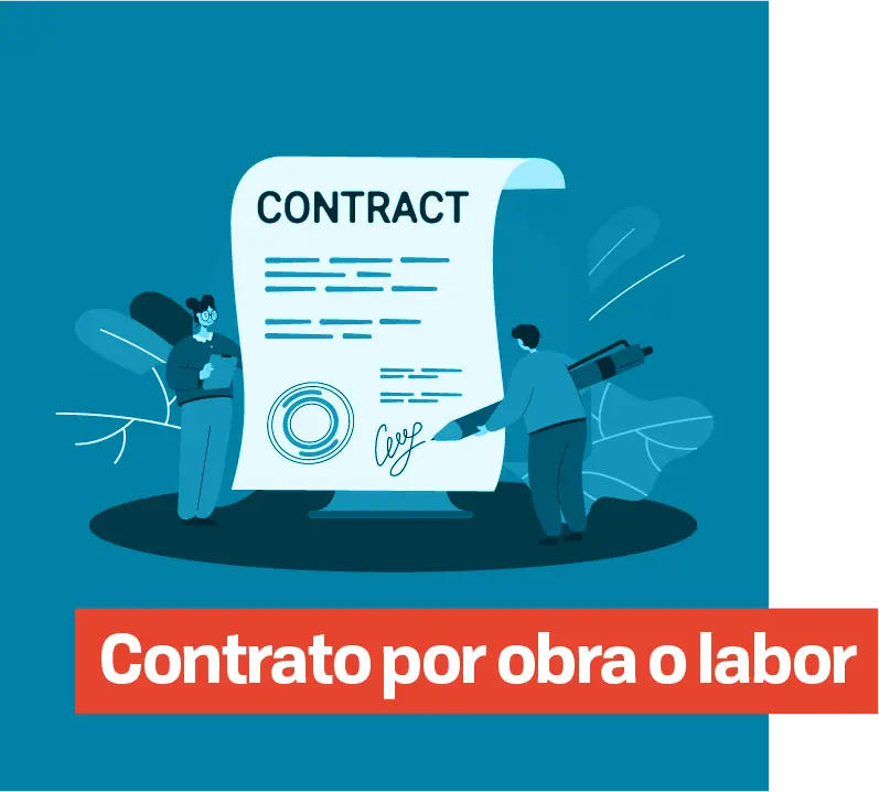 Descarga modelo de Contrato Laboral por obra o labor