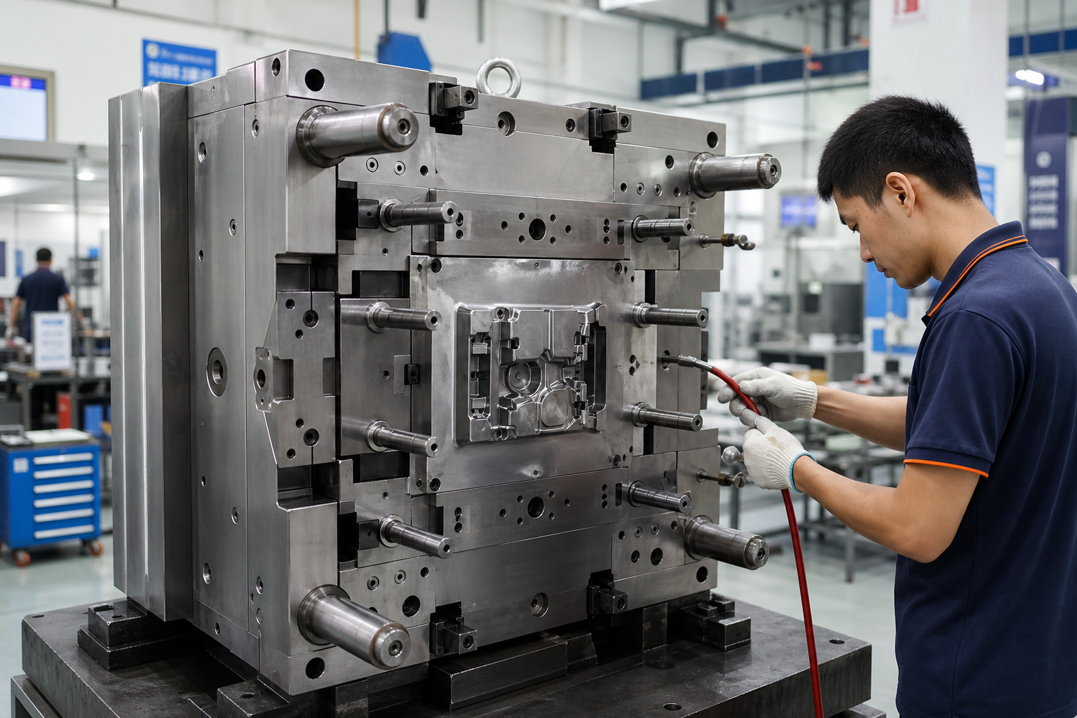 A chart showing the cost and lead time differences between local and Chinese mold tooling