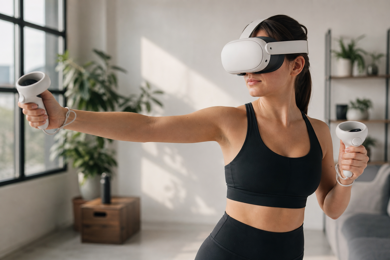 A Quest 3 headset fitted with an X-Super Home open facial interface