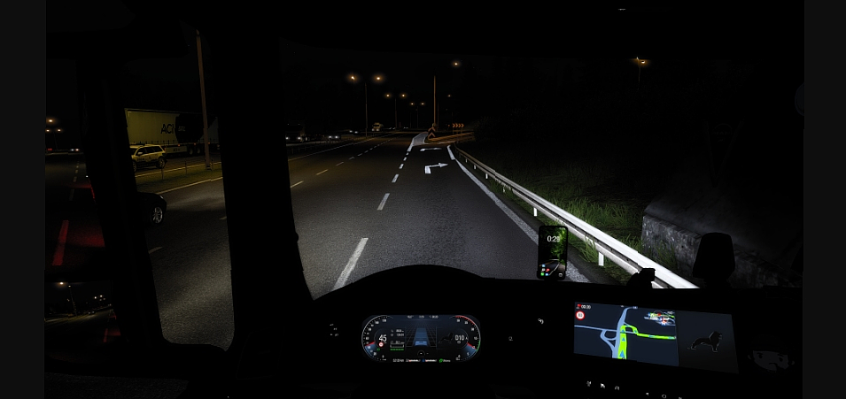 МОД Reflective Road Markings v2.0 ДЛЯ EURO TRUCK SIMULATOR 2