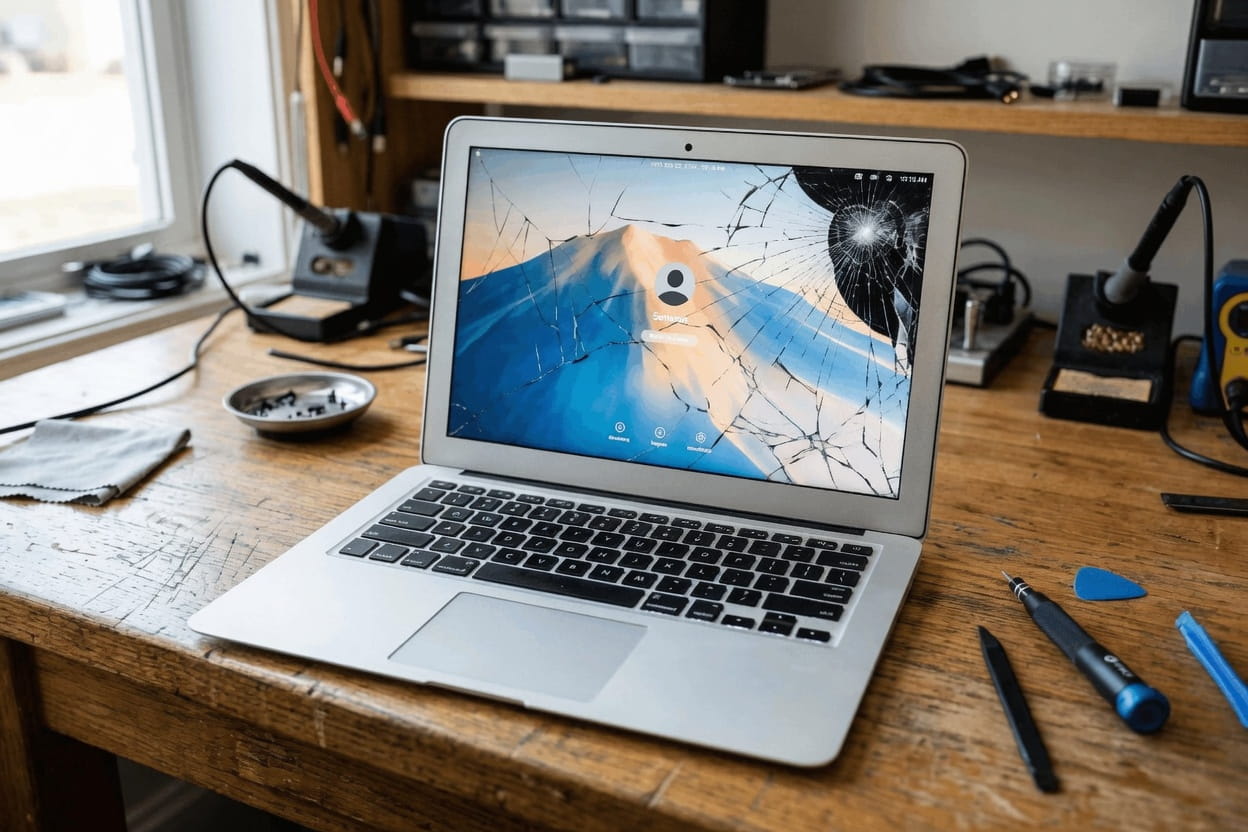 Napukao ekran laptopa - zamena matrice se najčešće isplati
