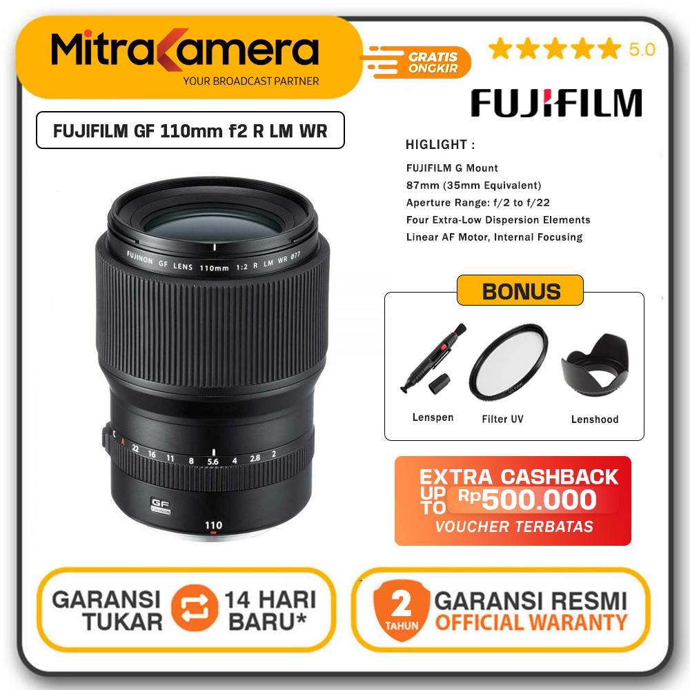 Fujifilm GF 110mm F2 R LM WR