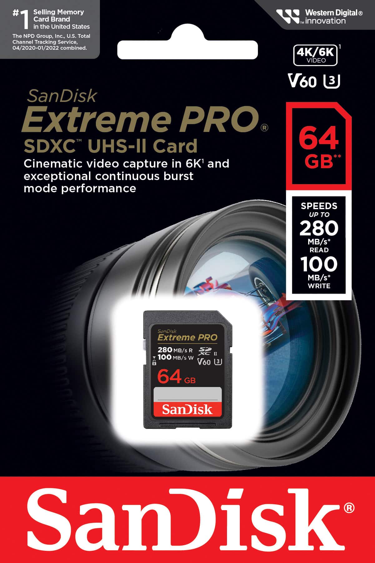 SanDisk Extreme PRO UHS-II V90 64GB