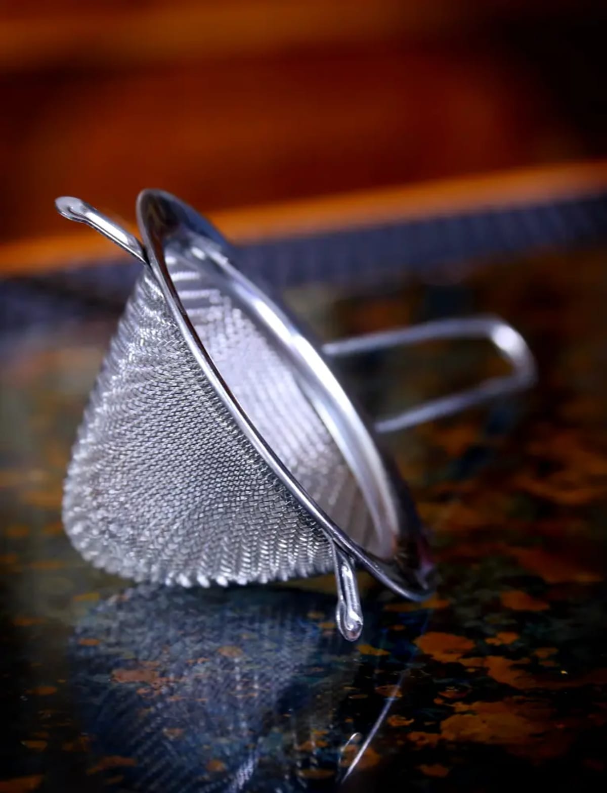 2.5" Conical Stainless Steel Tea Strainer view 1