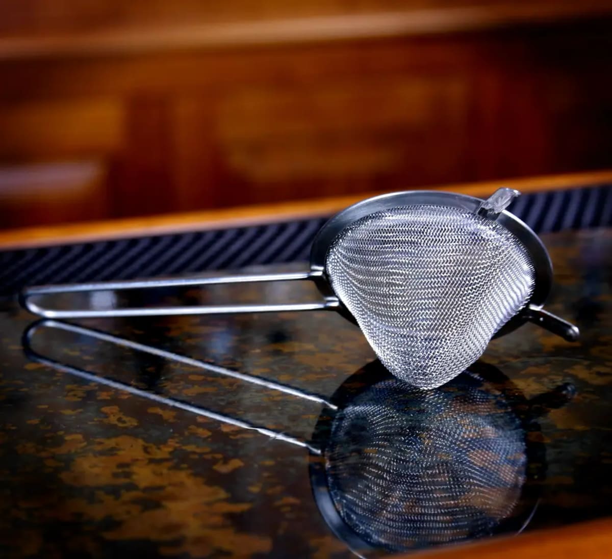 2.5" Conical Stainless Steel Tea Strainer view 3